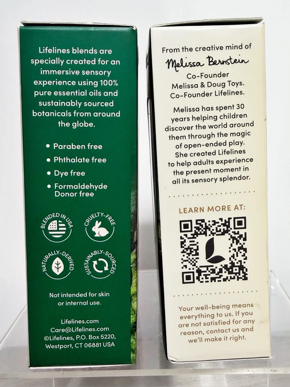 ( LOT OF 2 ) Lifelines Essential Oil Blend CALM, WALK IN THE WOODS .25 oz NIB